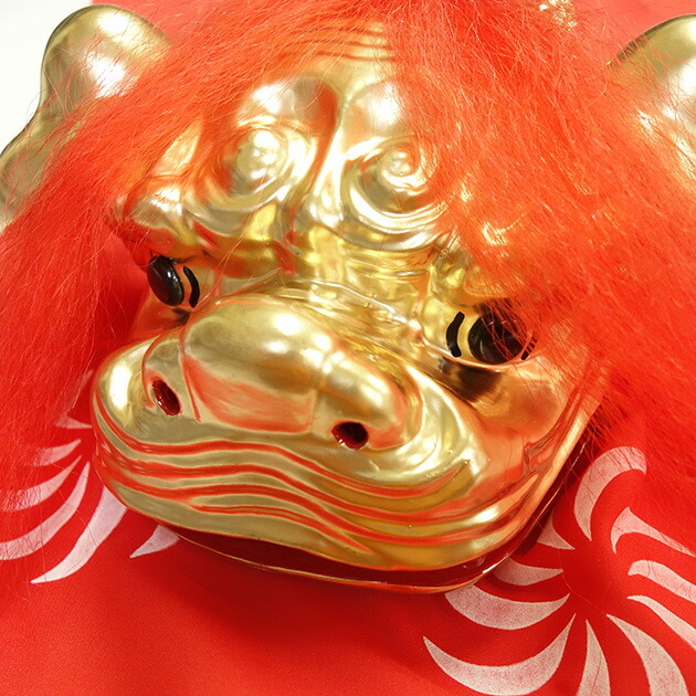 楽天市場】連獅子 赤 親獅子 手獅子 日本舞踊小道具 舞台用 連獅子の子