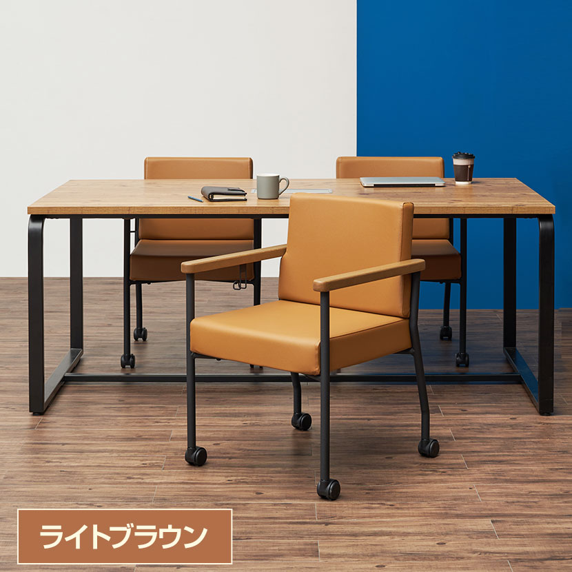 楽天市場】アームチェア キャスター付き 肘付き フック付き ソフィ