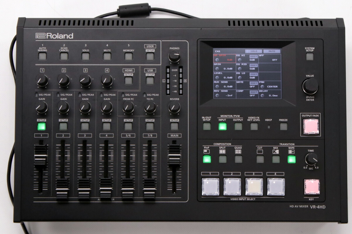 楽天市場】【送料無料！状態◎】ローランド HD AV MIXER VR-4HDビデオ