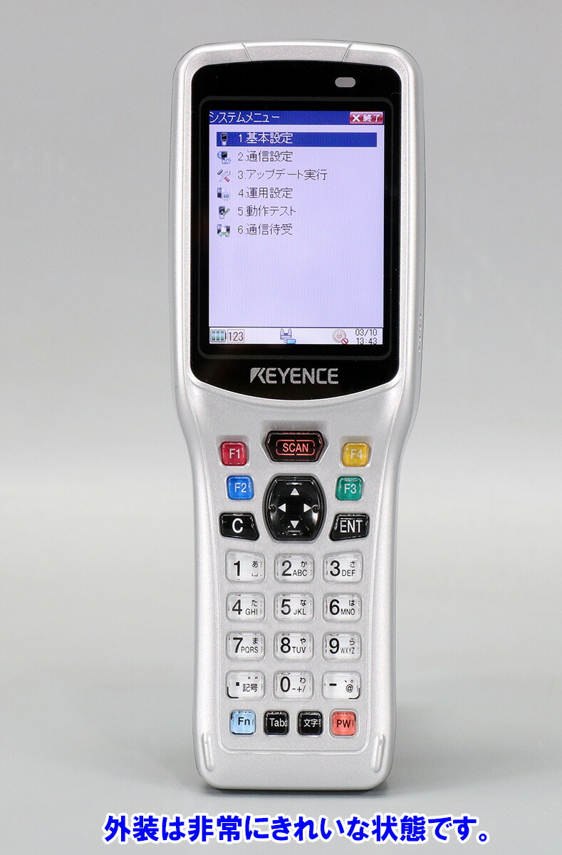 楽天市場】極上中古☆ キーエンス ハンディターミナル BT-W70使用感の