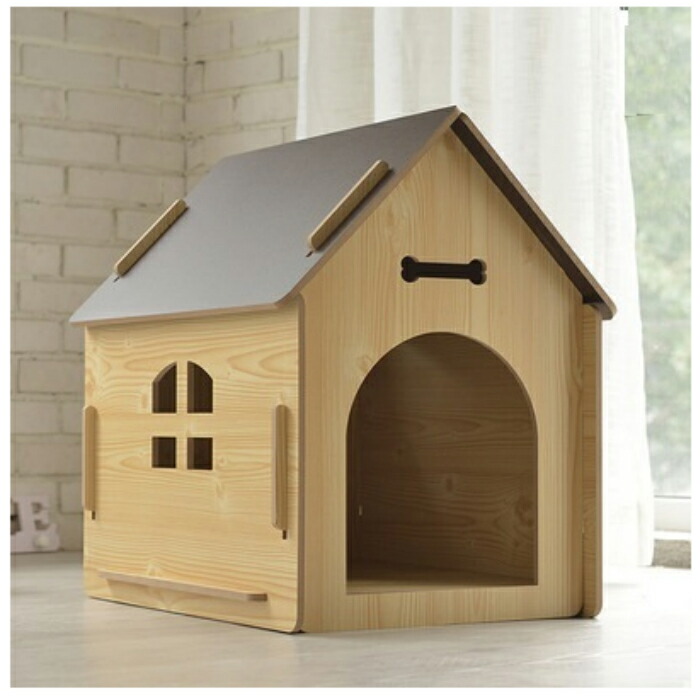 楽天市場】北欧風 犬小屋 即納2台あり！ ペットハウス スタイリッシュ