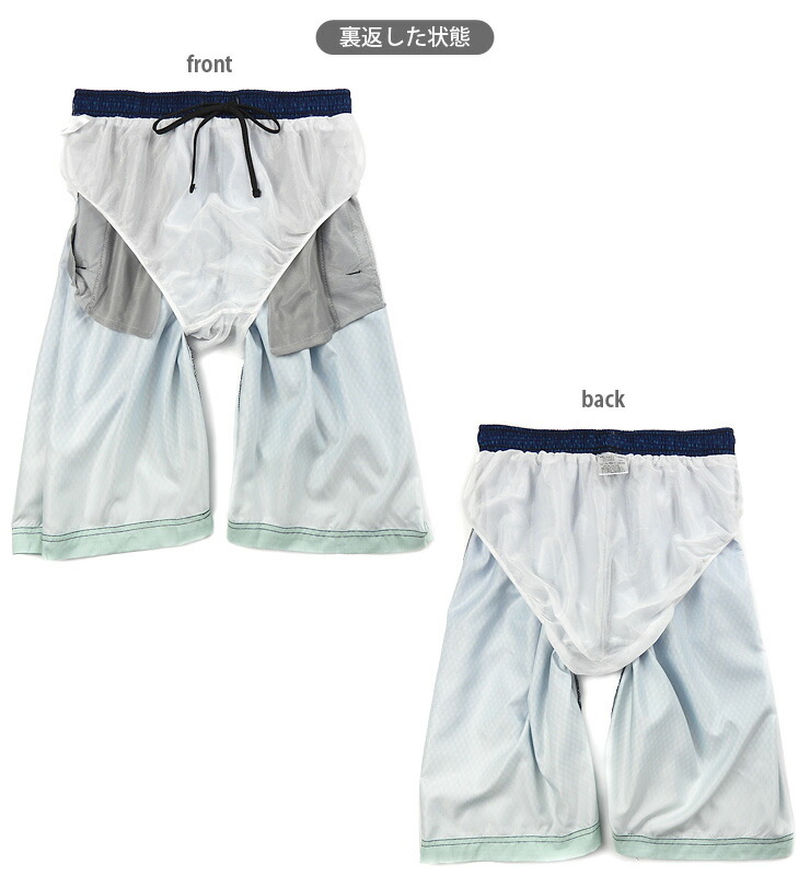 楽天市場】サーフパンツ 水着 メンズ M L LL ブルー オレンジ M-2430