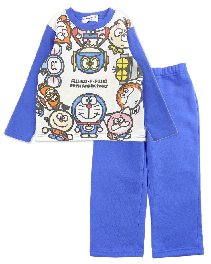 楽天市場】藤子・F・不二雄 生誕90周年記念 裏起毛 蓄光 パジャマ