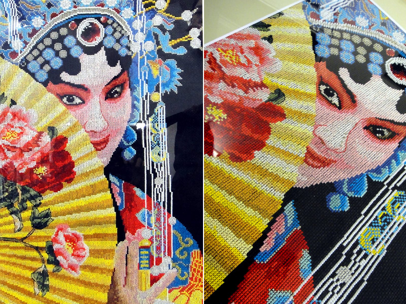 最終SALE中✨中国伝統工芸品✨神獣 刺繍アート作品(木製フレーム