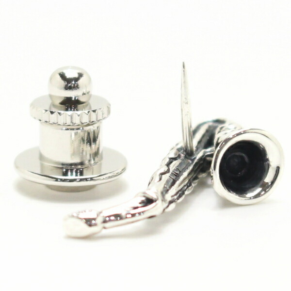 楽天市場】SATURNO サツルノ サックスのタイタック ピンブローチ