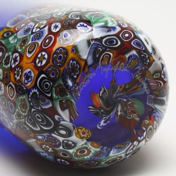 ベネチアガラス OMGバットゥ‐ト BATTUTO 技法 吹き花瓶