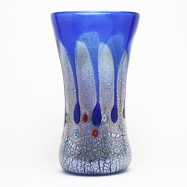 湯布院アンティーク ベネチアンガラス フラワーベース大花瓶