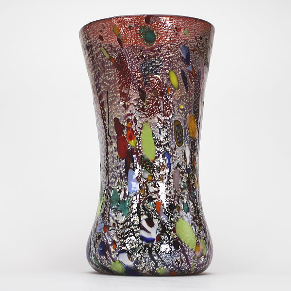 湯布院アンティーク ベネチアンガラス フラワーベース大花瓶