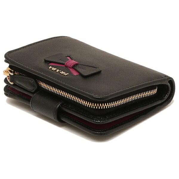 楽天市場】プラダ 財布 二つ折り財布 サフィアーノ リボン レディース