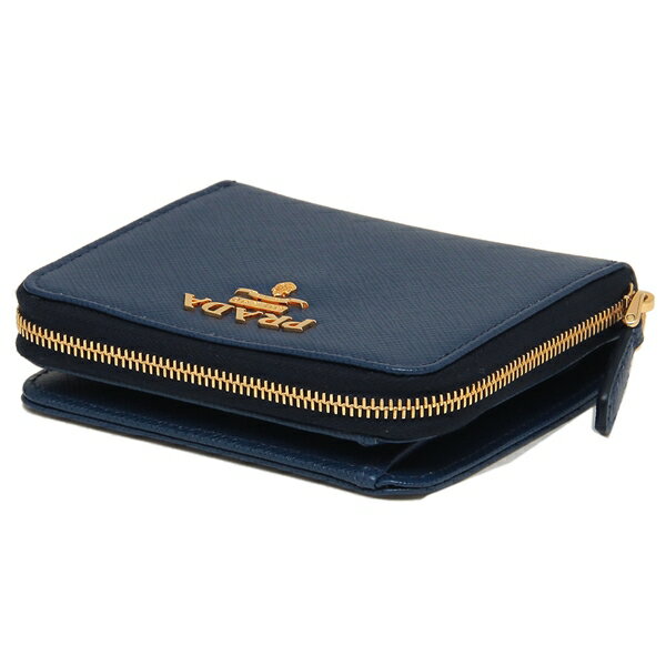 楽天市場】プラダ 財布 二つ折り財布 サフィアーノ ミニ財布