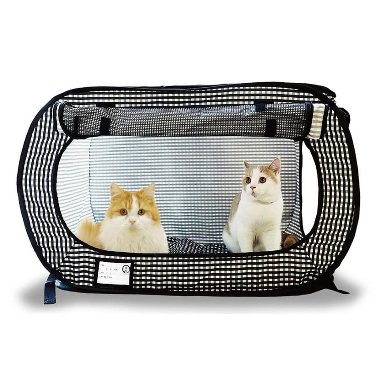 楽天市場】猫壱 折りたたみケージ ポータブル サークル 猫用 避難