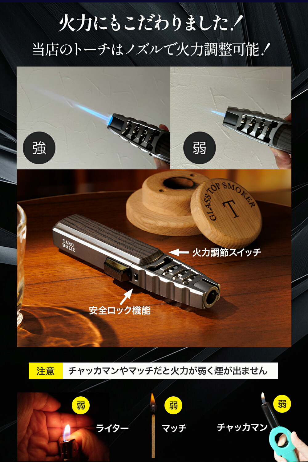 楽天市場】【即納】グラストップスモーカー プレミアムトーチ チップ