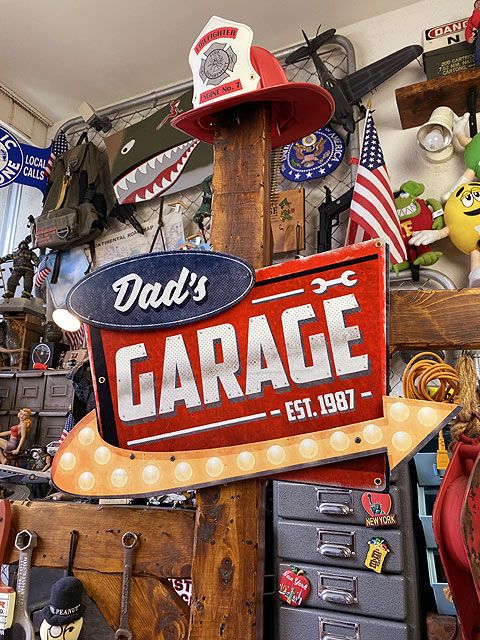 楽天市場】お父さんのガレージ ロードサイン U.S.ヘヴィースチール