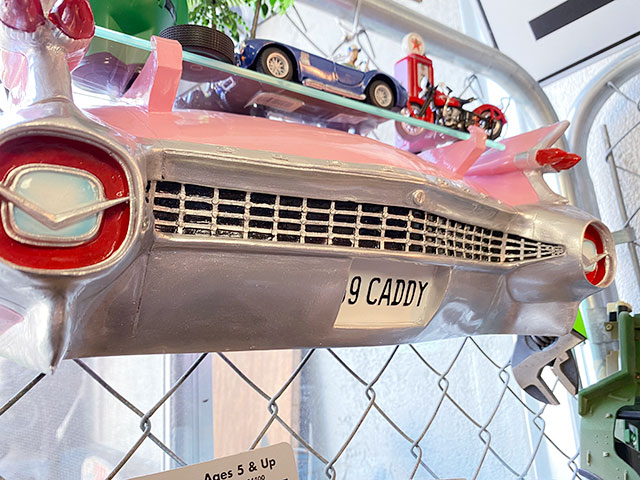 1959 キャデラック エルドラド 後方部型ディスプレイシェルフ ガラス棚