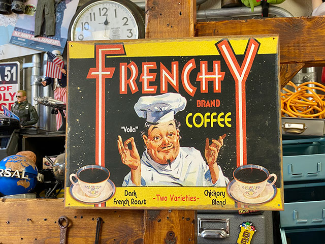 楽天市場】フレンチブレンドコーヒー ブリキ看板 アメリカン雑貨
