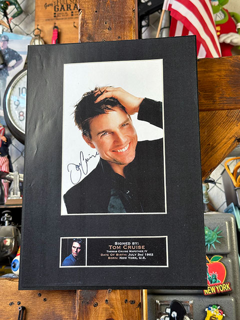 トムクルーズのビニール製特大ポスター トムクルーズのビニール製特大