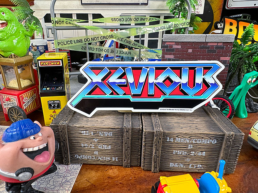 楽天市場】ナムコ オフィシャル ステッカー ゼビウス （タイトルロゴ/L