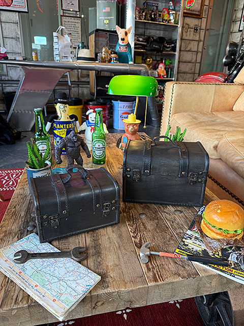 楽天市場】海賊宝箱 アンティークトランクケース 2個セット