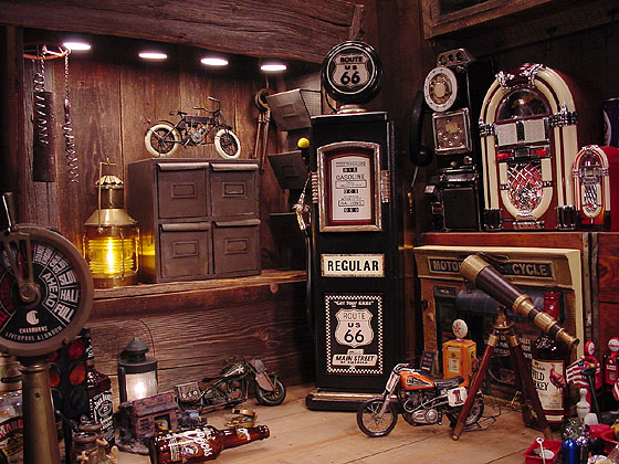 楽天市場】ルート66 ガスポンプCDタワー 「楽天1位」 アメリカン雑貨