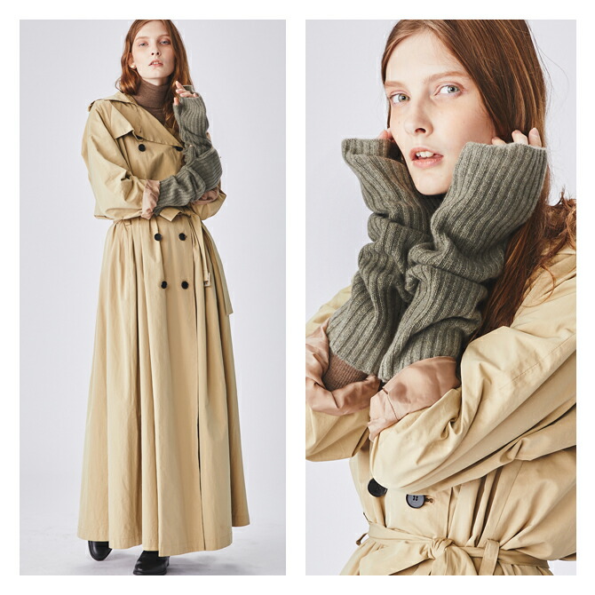 楽天市場】カシミヤ 100% リブ アームウォーマー Cashmee カシミヤ 100