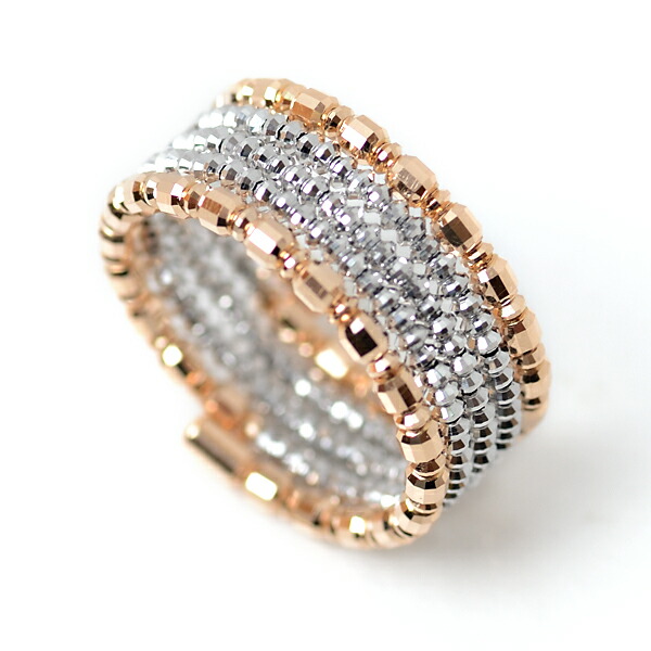 楽天市場】18金 プラチナ リング ミラーボール コイルリング カット