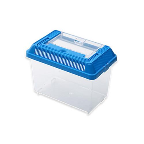 楽天市場】プラケース 飼育容器 ミニ 青（175×105×140mm