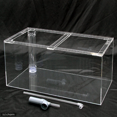 1セット限定 クリア＆ホワイト900レギュラーサイズ オーバーフロー水槽