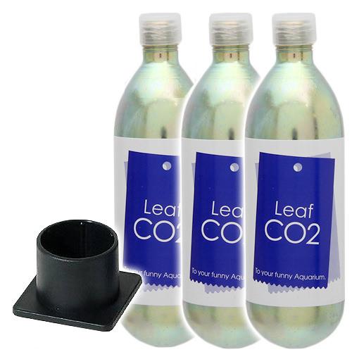 楽天市場】Leaf CO2 ボンベ 74g 3本セット＋CO2ボンベ