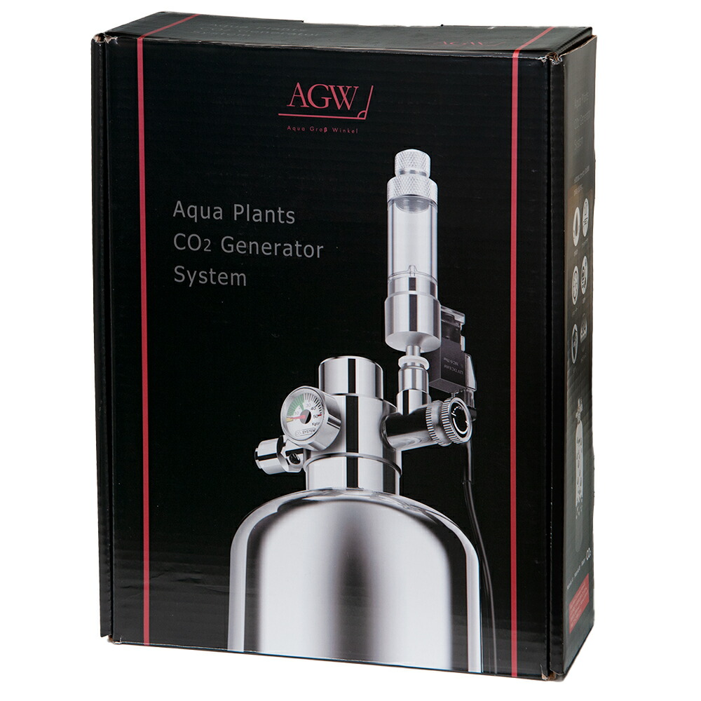 楽天市場】AGW アクアプランツ CO2ジェネレーターシステム 化学