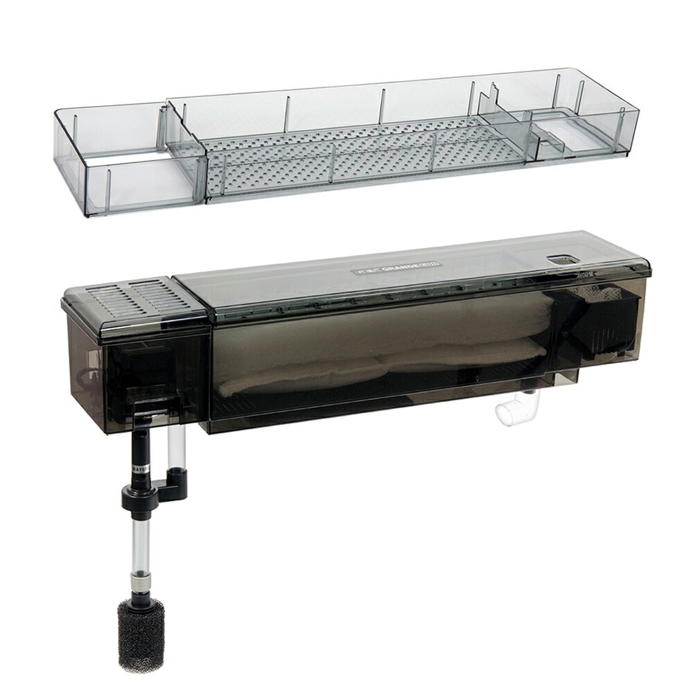 ひろ　オールクリアー45cm 淵がけ上部フィルター 上部フィルター 45cm アクリル水槽用 水中ポンプ仕様 60cm用大型上部