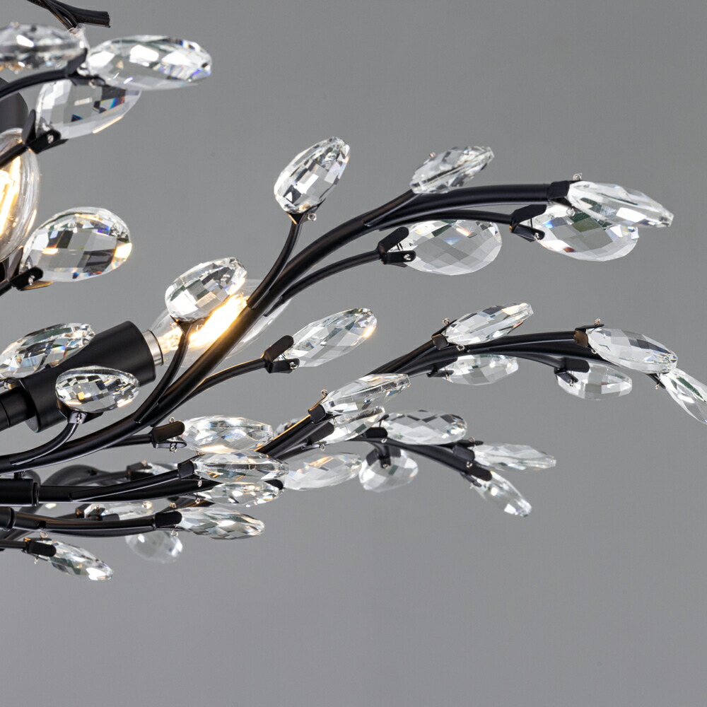 楽天市場】シーリングライト レトロ クリスタル 5灯 照明 LED 対応