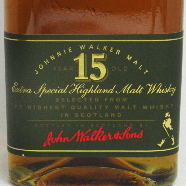楽天市場】【レトロ：ピュアモルト表記】ジョニーウォーカー15年
