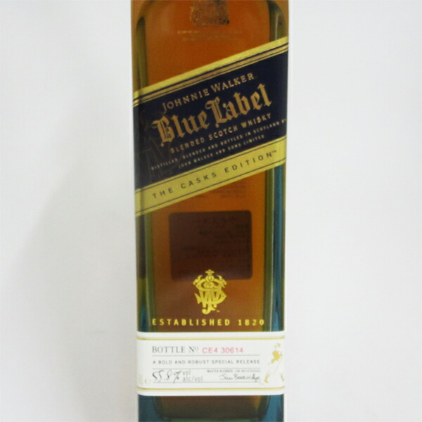 楽天市場】ジョニーウォーカー ブルーラベル カスクエディション 55.8