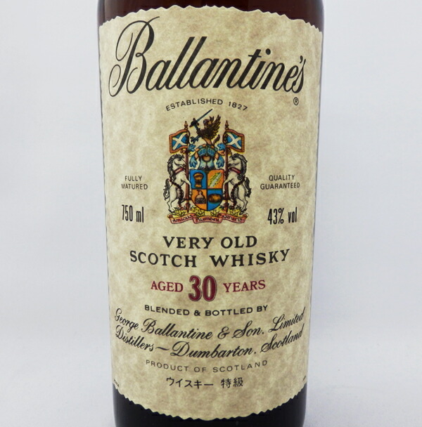 楽天市場】【旧ボトル：特級表示】バランタイン30年 43度 750ml （専用