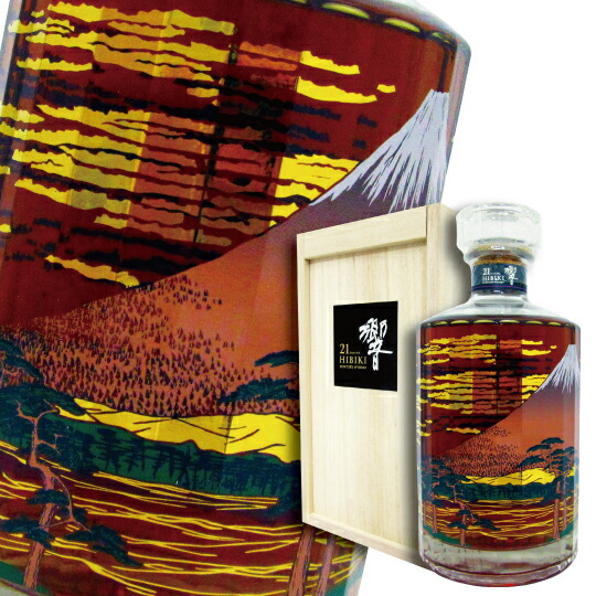 楽天市場】【希少：限定2500本】響21年 意匠ボトル ≪富士風雲図