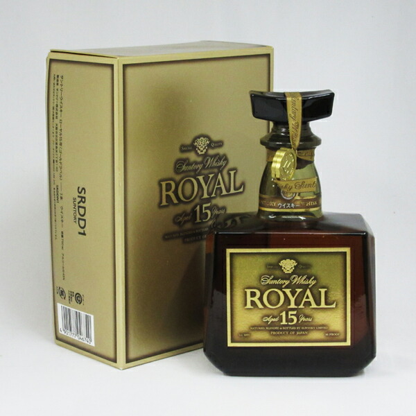 楽天市場】【レトロ】サントリーウイスキー ローヤル15年 ゴールド