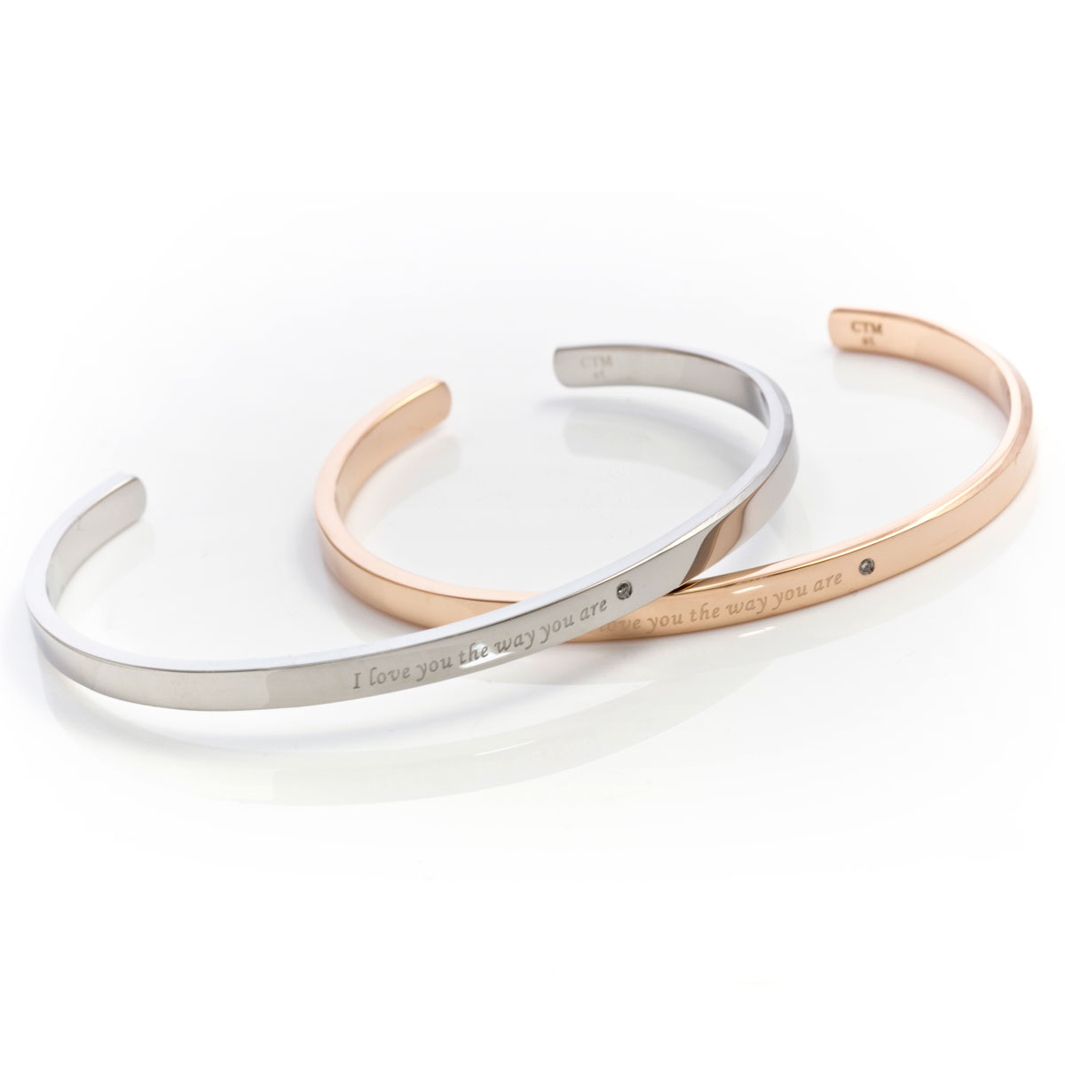 楽天市場】【closetome】サージカル ステンレス メッセージバングル