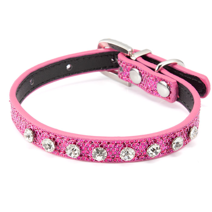 楽天市場】猫 首輪 犬 ラメ キラキラ ラメ ラインストーン ピンク
