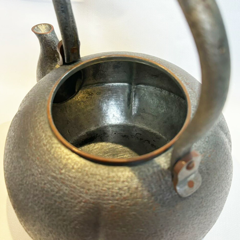 楽天市場】【清穂堂】銅瓶 湯沸し 1400cc 本間 丑藏 共箱 薬缶 銅製