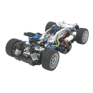 1/10 RC タミヤ M-05 FF Mシャーシ 中古組立済 ラジコン 電動 メカ付