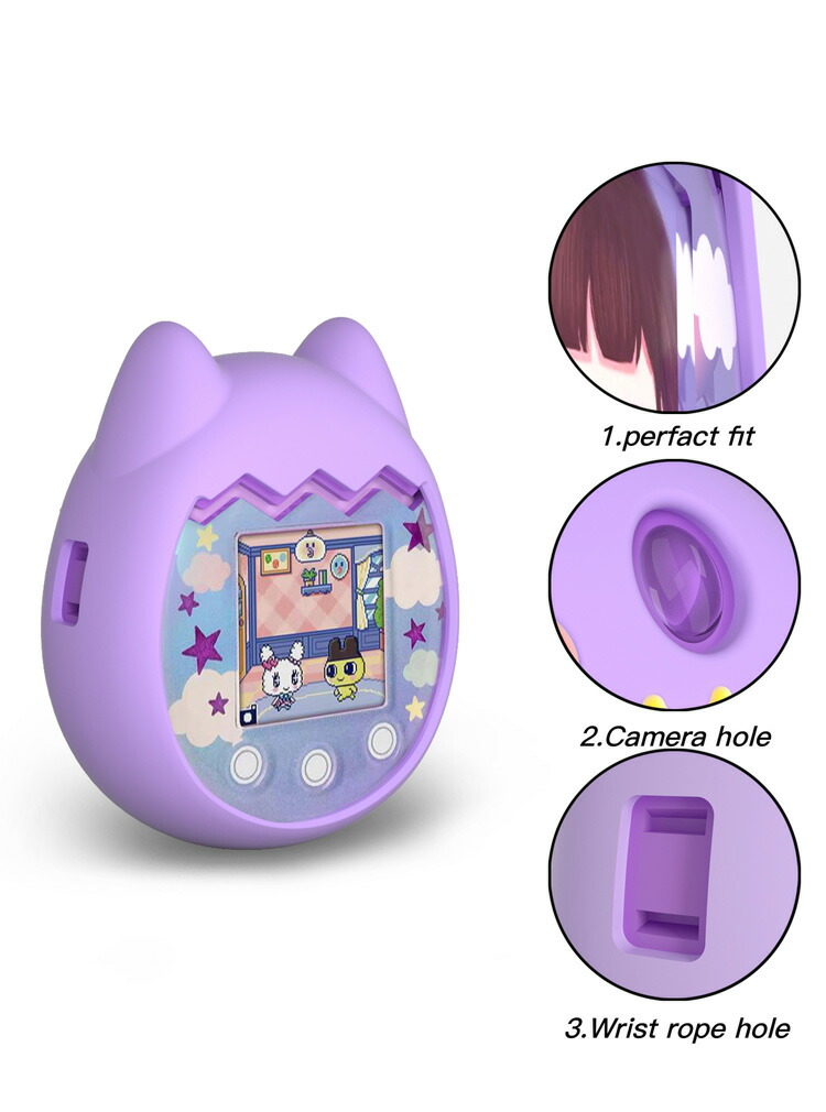 楽天市場】Tamagotchi pix ケース 柔軟性のあるシリコン素材の カバー