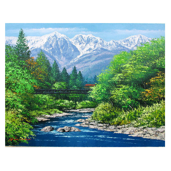 絵画 250 油絵/風景/野山/山/武蔵野/F6号
