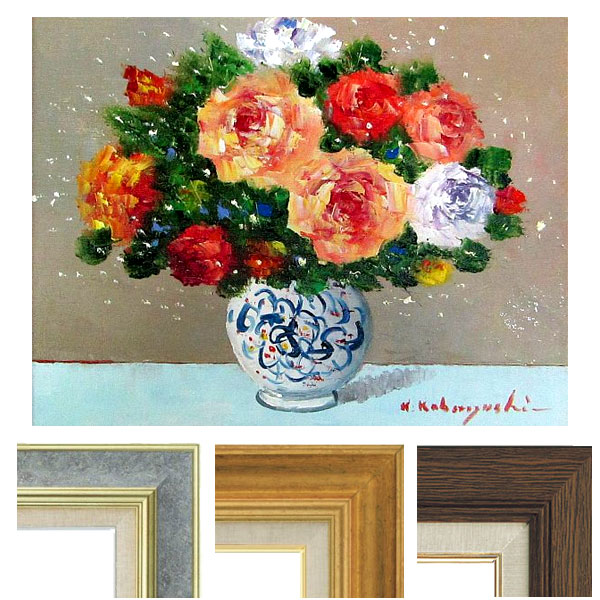 他の方発送×1984 m.asano 【薔薇】肉筆油彩画 他の方発送×1984 m.asano