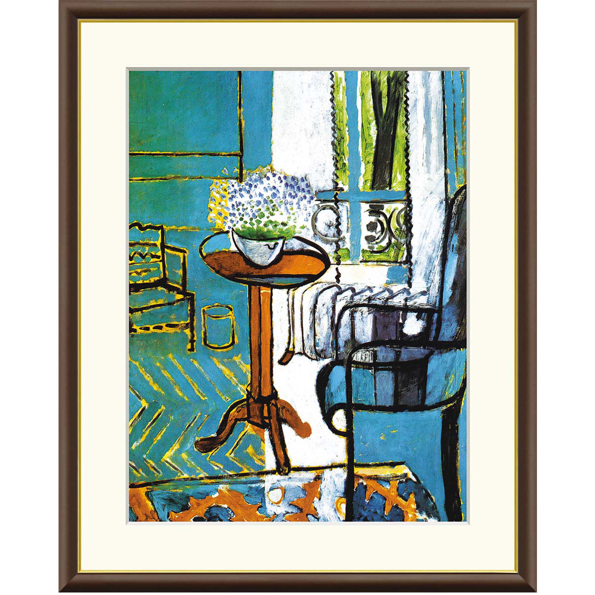 アル✨[夕陽の中の江ノ島をお散歩]&[忘れな草の室内]アンリ•マティス