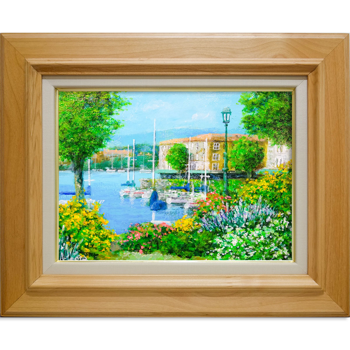 林朝路 田園 油彩です