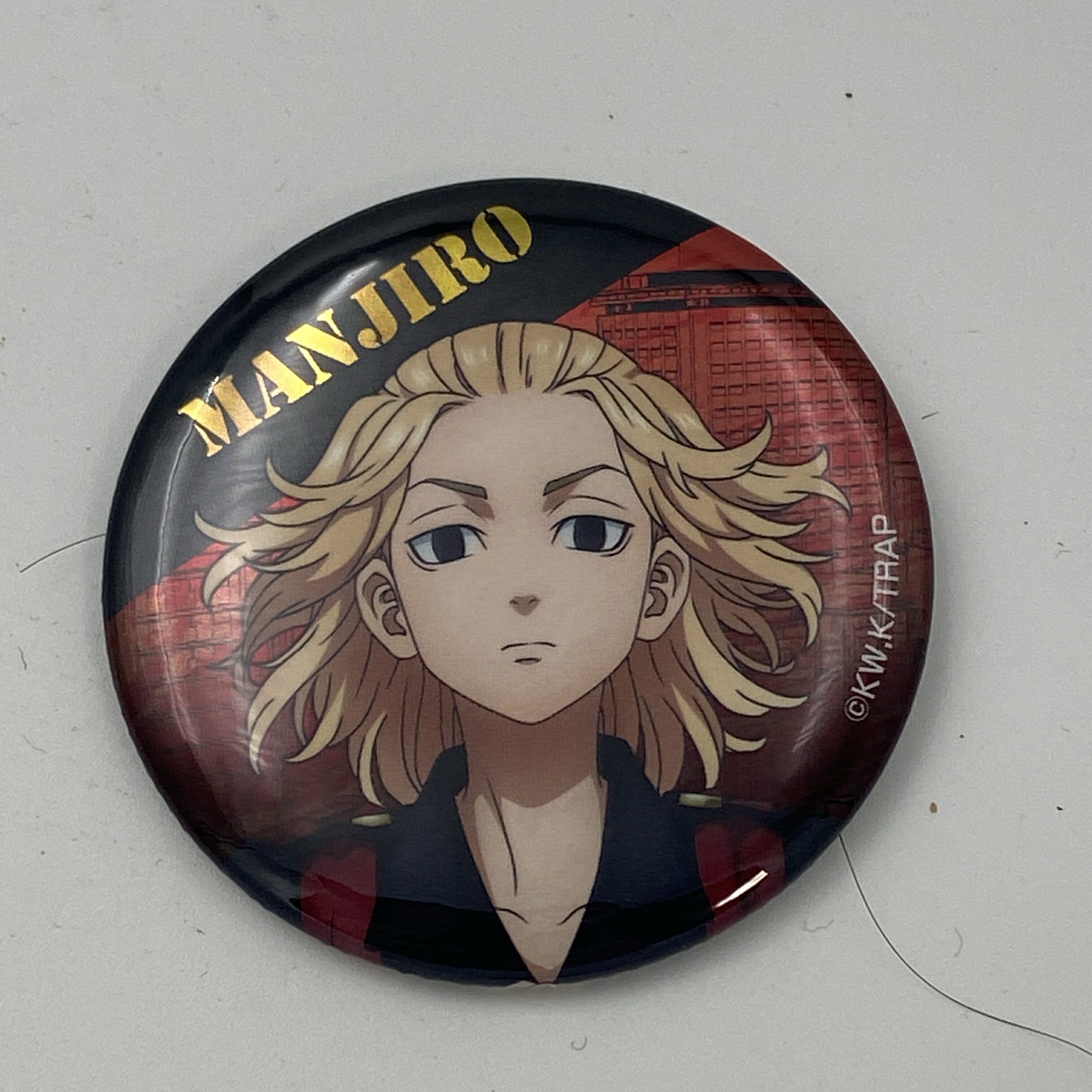 東京リベンジャーズ マットメタリック缶バッジ 佐野万次郎 マイキー 8