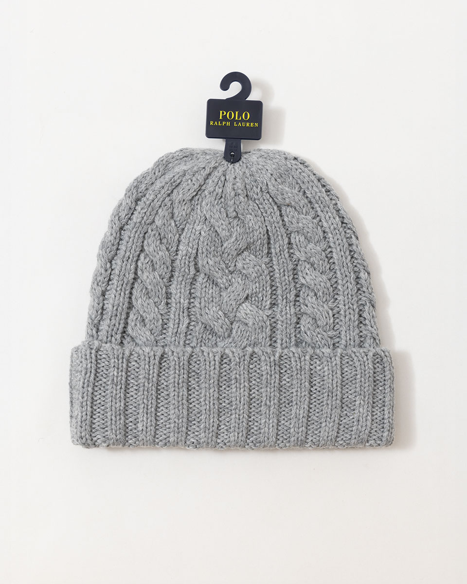 楽天市場】ポロ ラルフローレン ケーブル編み ニット帽 POLO