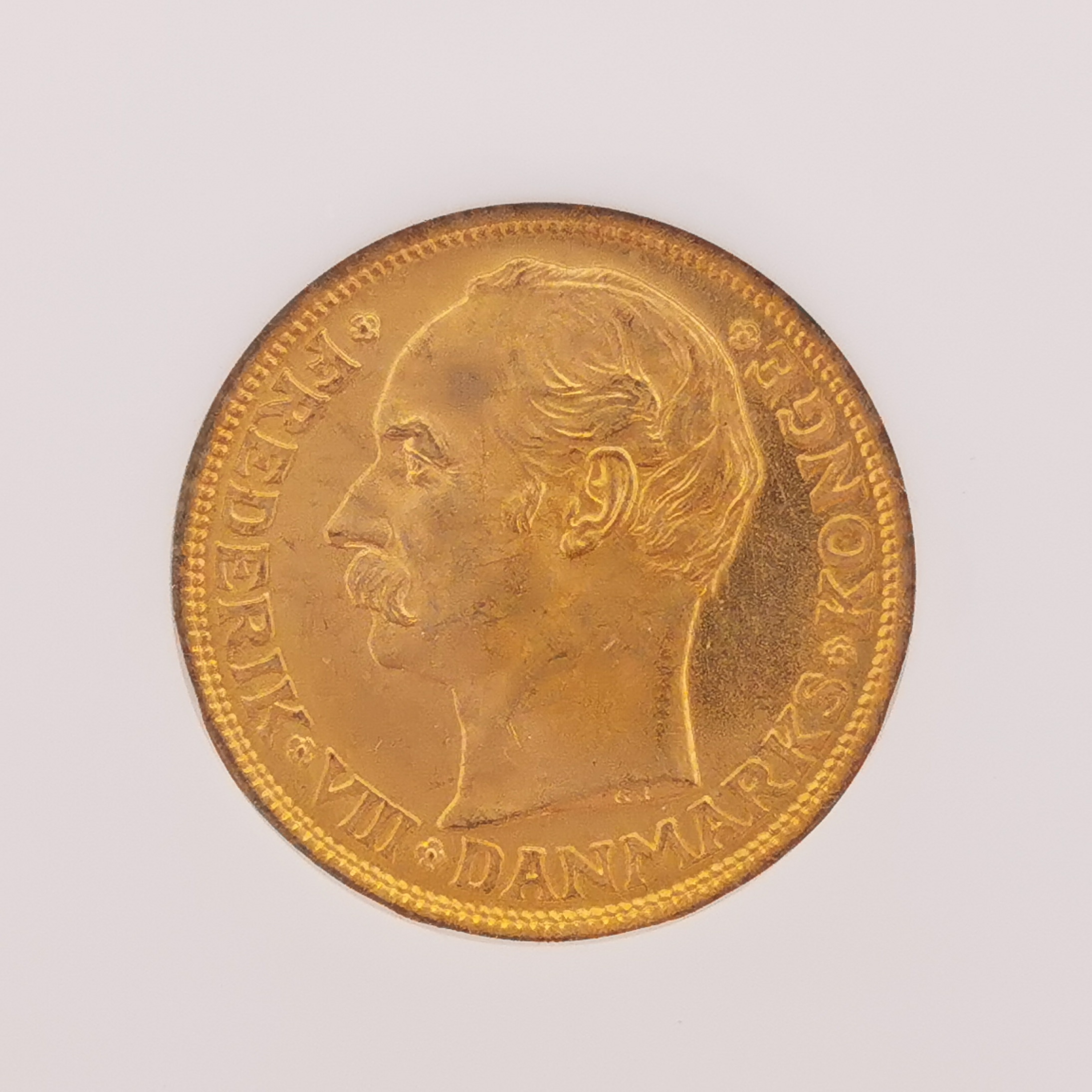 デンマーク硬貨 10クローネ 50枚 約23mm デンマーク硬貨 10クローネ 50