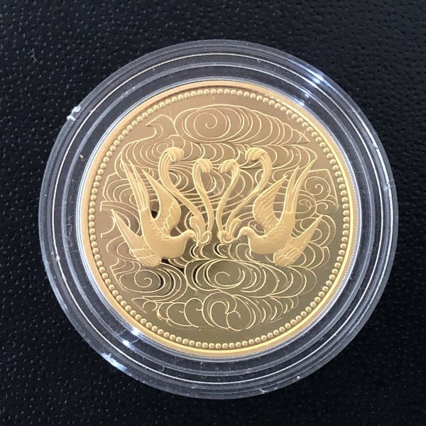 楽天市場】天皇陛下御在位60年記念10万円金貨幣 昭和62年銘プルーフ