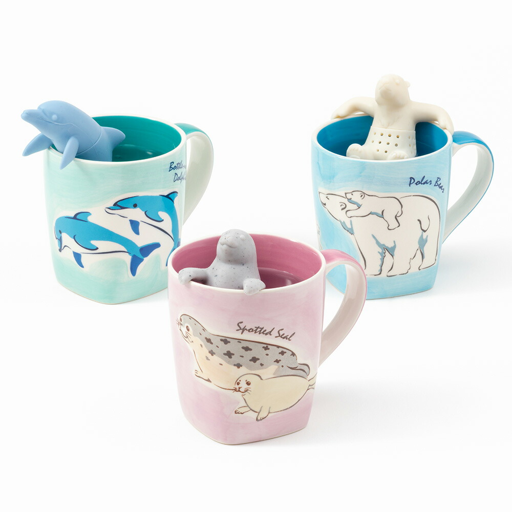 楽天市場】アニマル マグカップ 250ml 全13種 | 陶器 コップ 電子